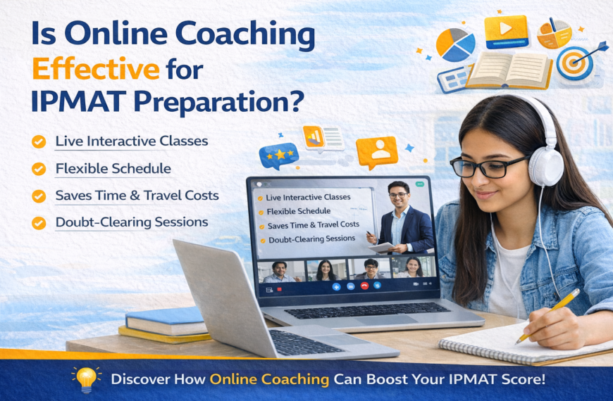 Is Online Coaching Effective for IPMAT Preparation?